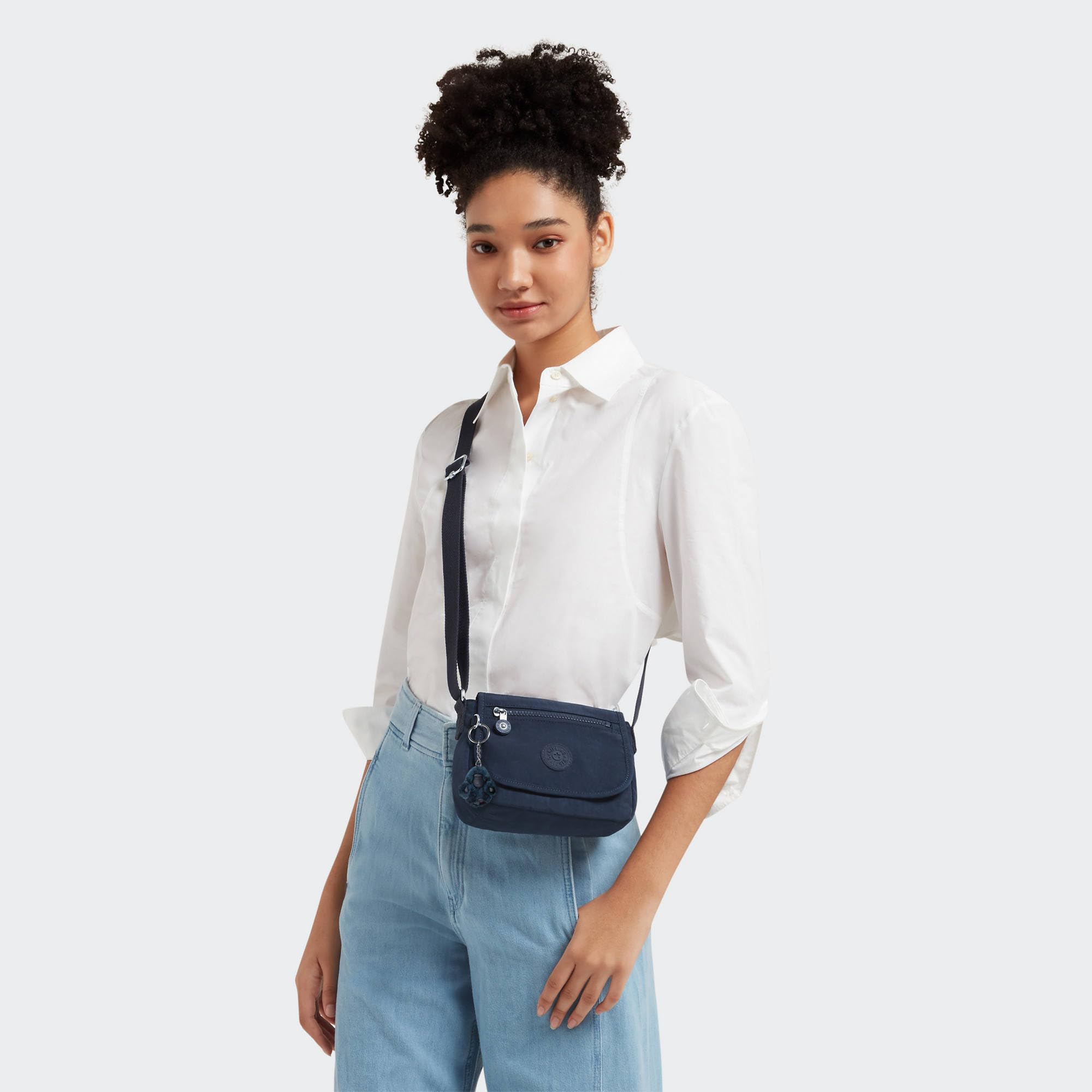 Kipling Sabian Printed Crossbody Mini Bag - Lightweight & Stylish Shoulder Purse for Women | Perfect for Travel, Shopping & Everyday Use