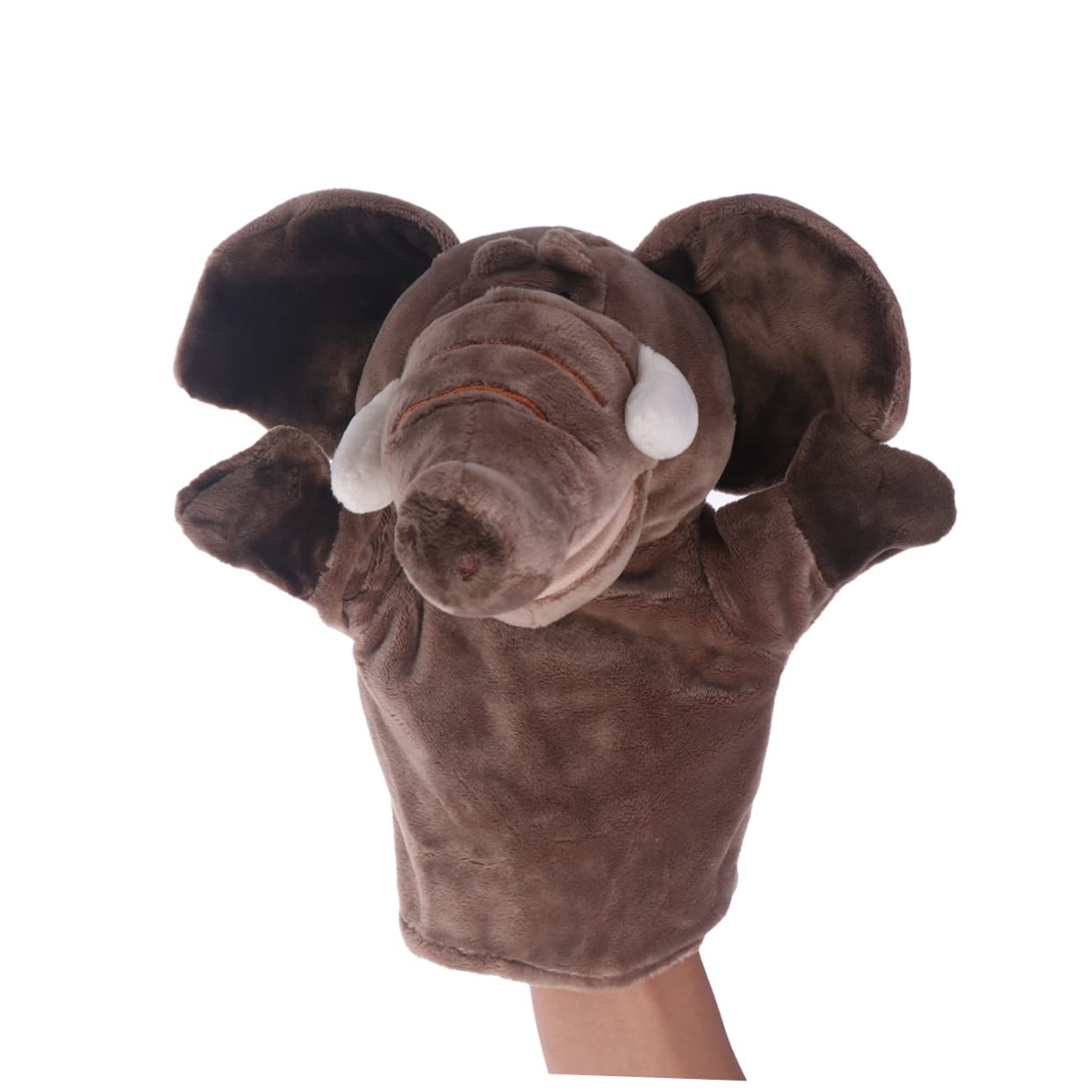Amosfun 2 Pack Plush Animal Finger Puppets - Monkey Hand Puppet for Storytelling, Puppet Theater, Kids Party Favors & Toddler Educational Toys | Perfect for Classroom Activities, Birthday Gifts & Interactive Play