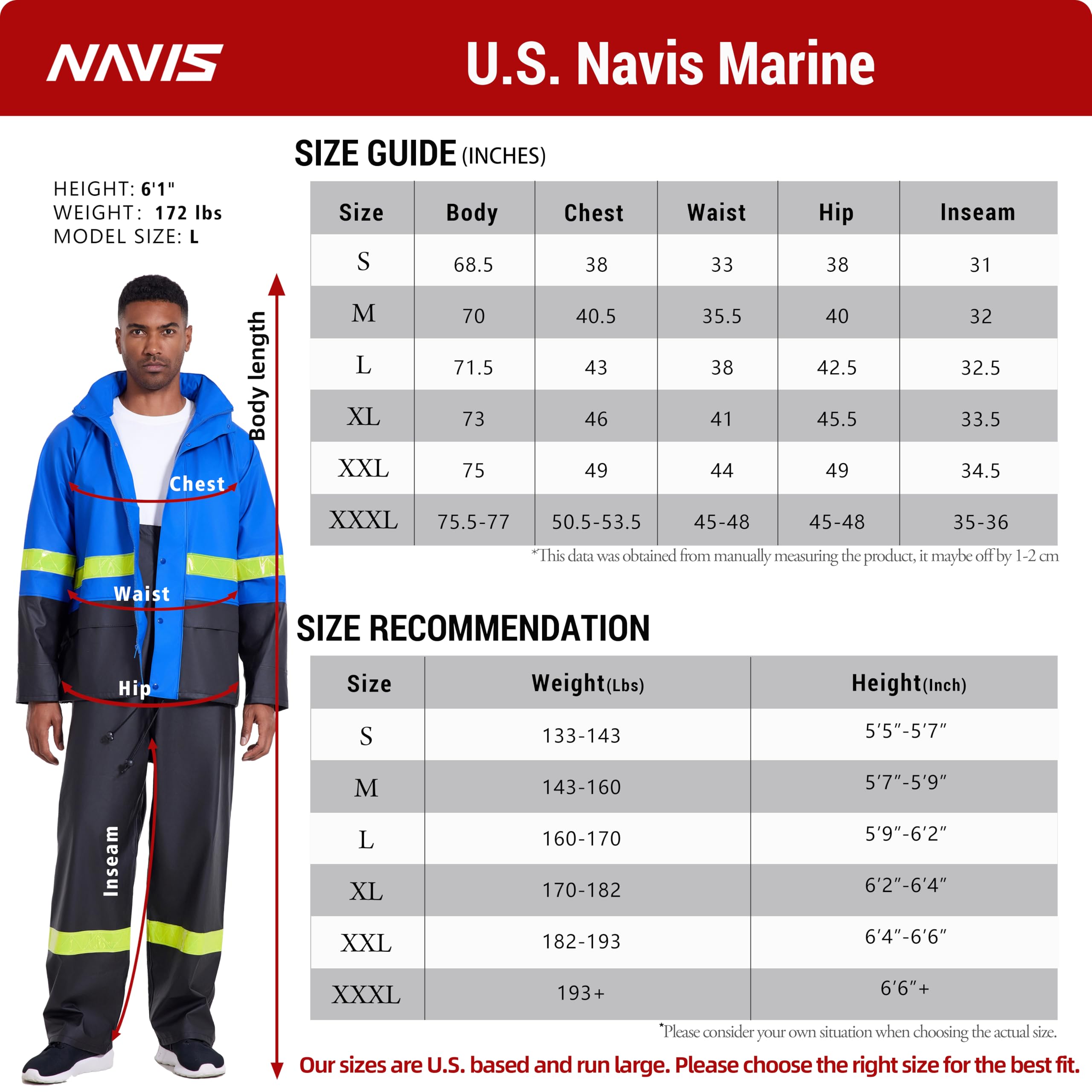 Men's Waterproof Workwear Rain Suit Set - PRO Jacket & Bib Overalls for Outdoor Construction, Fishing & Heavy Duty Protection | Durable Safety Gear for All Weather Conditions