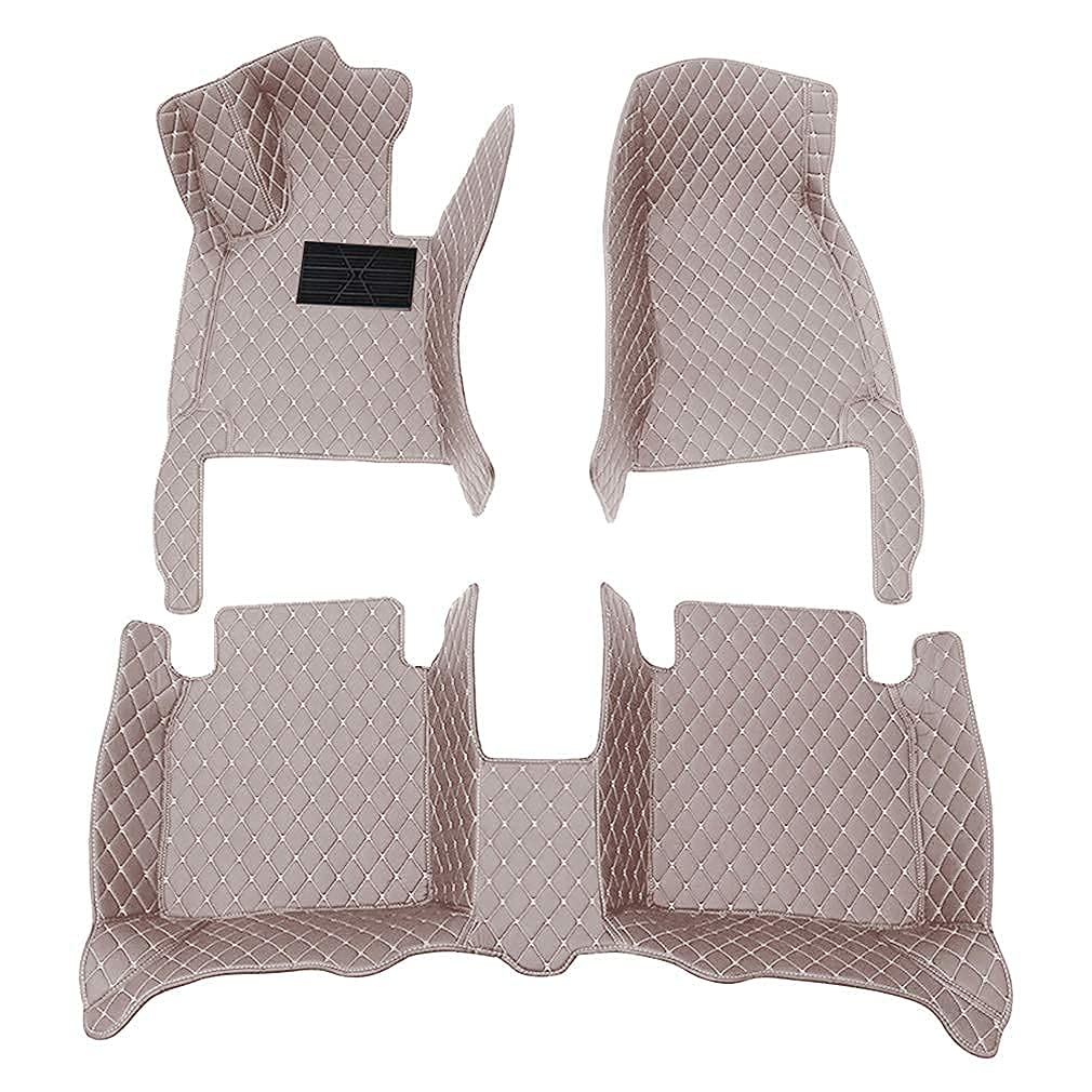 Premium Waterproof Car Floor Mats for Mercedes CLK 2004-2006 - Luxury Leather All-Weather Protection Floor Liners with Full Coverage (Gray) - Perfect for Daily Commuting, Road Trips & Winter Protection - Ideal for Family Cars, Off-Road Adventures and Snowy Conditions - Great for Rainy Days, Muddy Trails, and Spill Protection