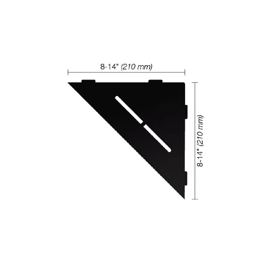 Triangular Corner Shelf - Space-Saving Storage for Bathroom, Kitchen, or Office - Pure White Modern Design