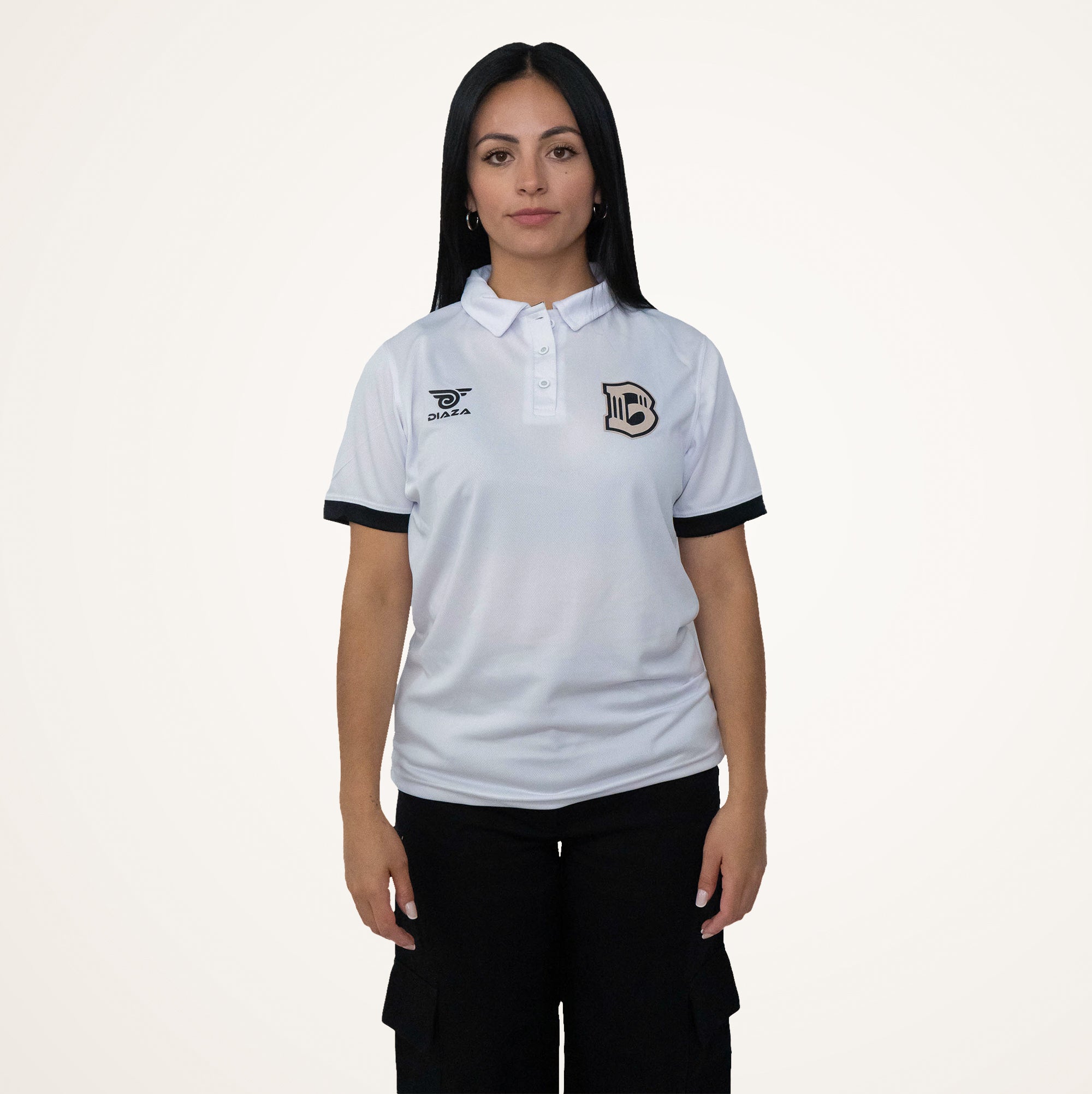 Brooklyn FC Women's White Polo Shirt - Breathable & Stylish Soccer Jersey for Women - Perfect for Training, Matches & Casual Wear