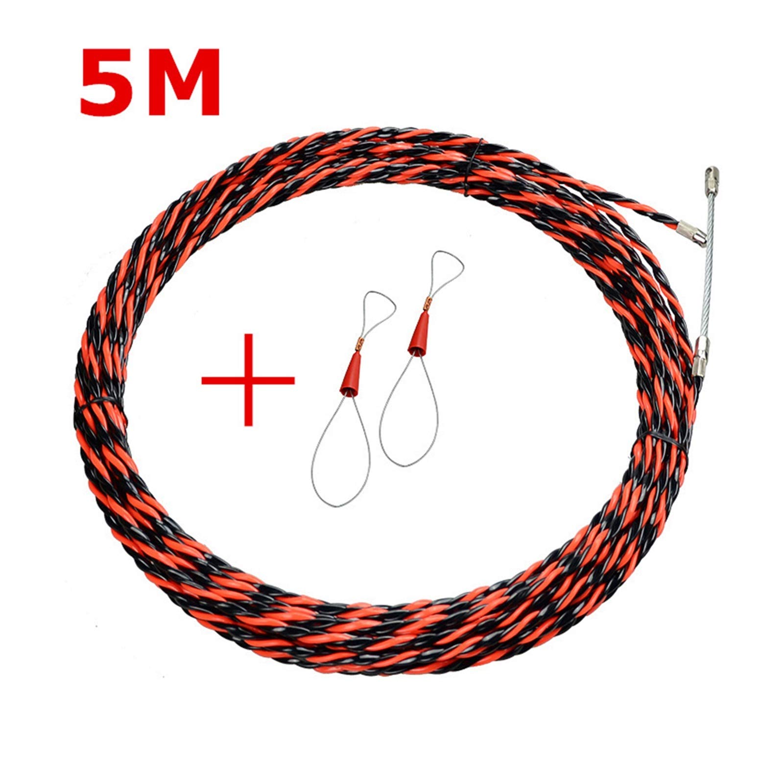 5M/10M/15M/20M/25M/30M/50M Electrical Wire Threader - Professional Electrician Cable Pulling Tool for Wire Running & Installation - Durable Construction Lead Threading Device (Ideal for Home Wiring, Commercial Electrical Work & DIY Projects)