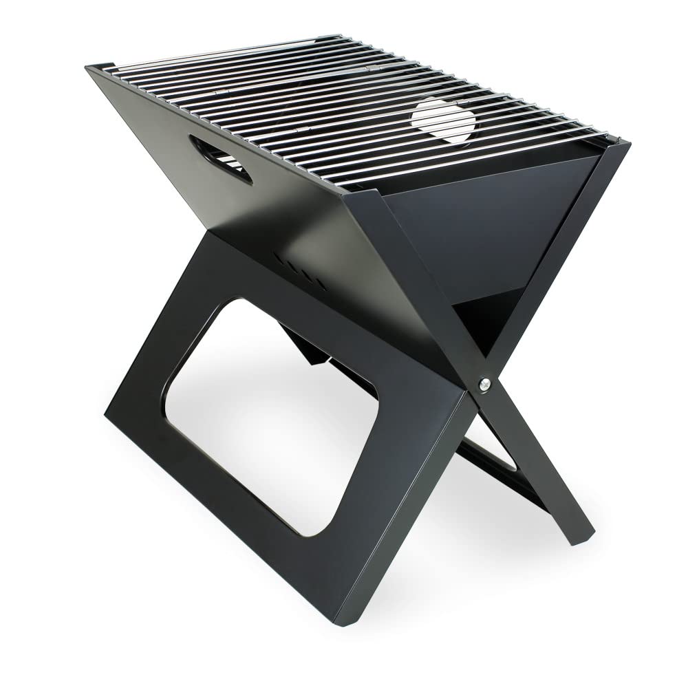 NFL X-Grill Portable Charcoal Grill for Camping, Tailgating & Outdoor BBQ - Compact Design for Backyard, Picnic & Game Day Parties