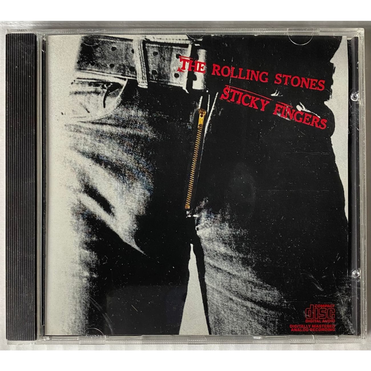 The Rolling Stones Sticky Fingers 1987 Reissue CD (1971) | Classic Rock Album | Perfect for Vinyl Collectors & Music Lovers
