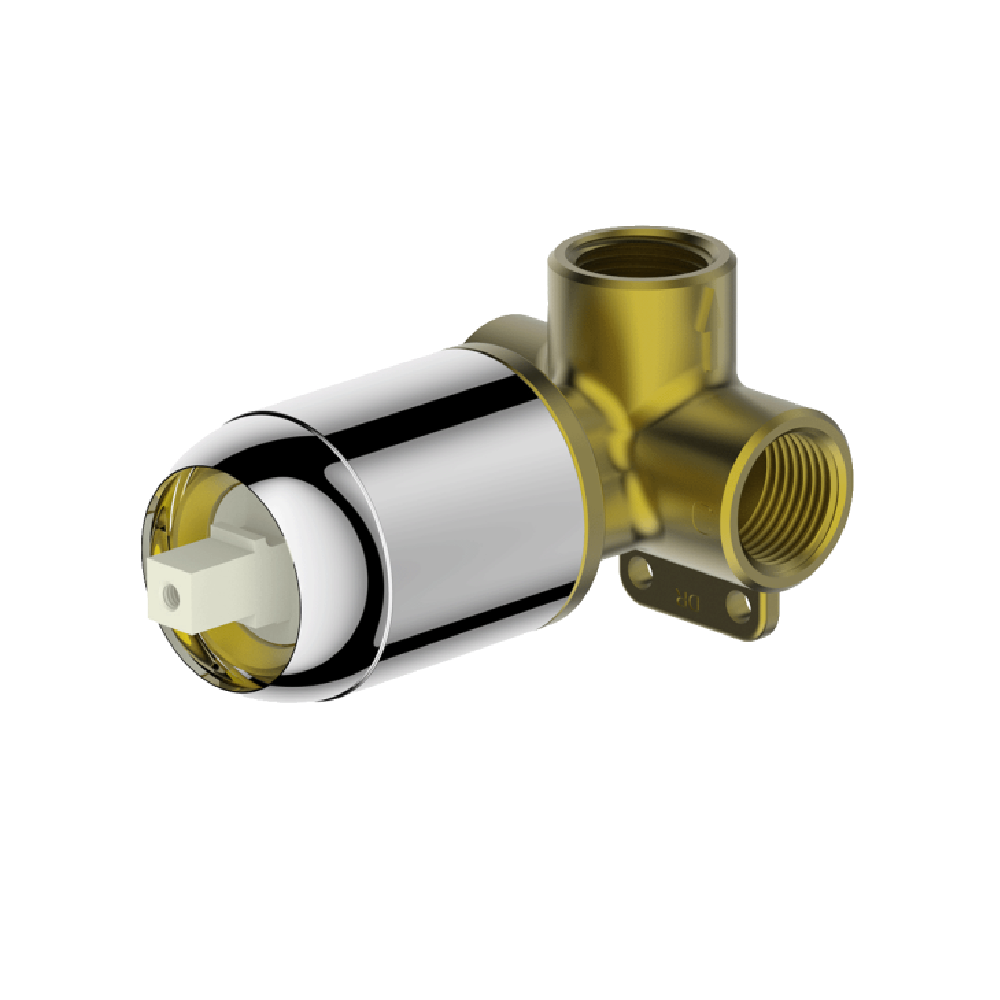 Abey Poco In-Wall Shower Mixer Valve - Chrome Finish, 6SH INT Model - Perfect for Modern Bathroom Renovations and Luxury Home Upgrades