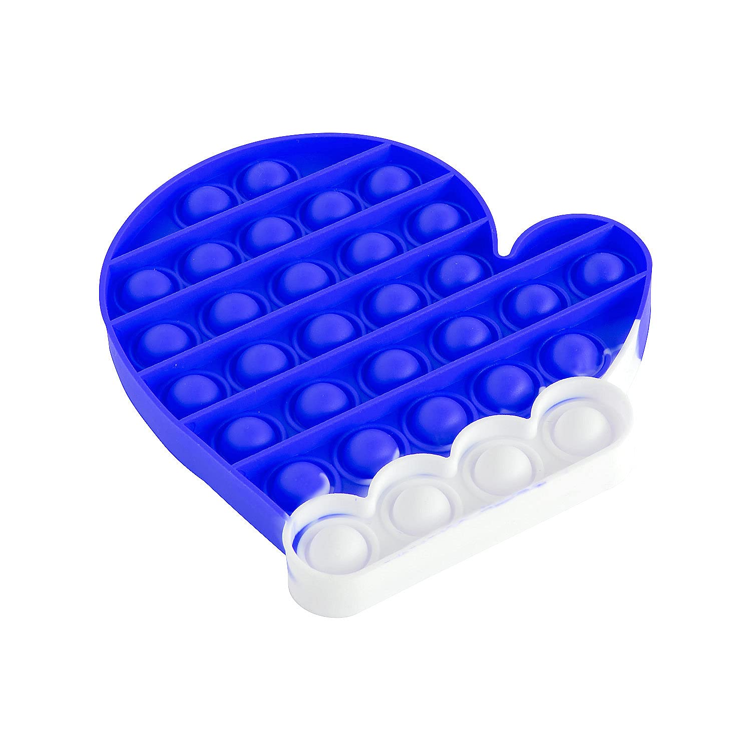 Fun Express Winter Lotsa Pops Popping Toys - 6-Piece Sensory Fidget Toy Set for Stress Relief & Focus - Perfect for Kids, Adults, Classrooms & Anxiety Relief