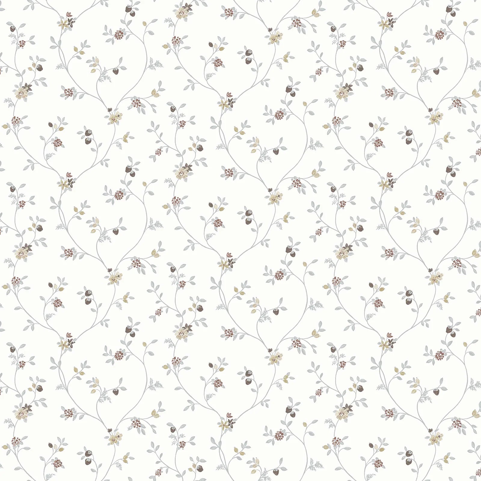 Fiori Country Meadow Floral Print Fabric - Perfect for Home Decor, DIY Crafts, and Fashion Accessories