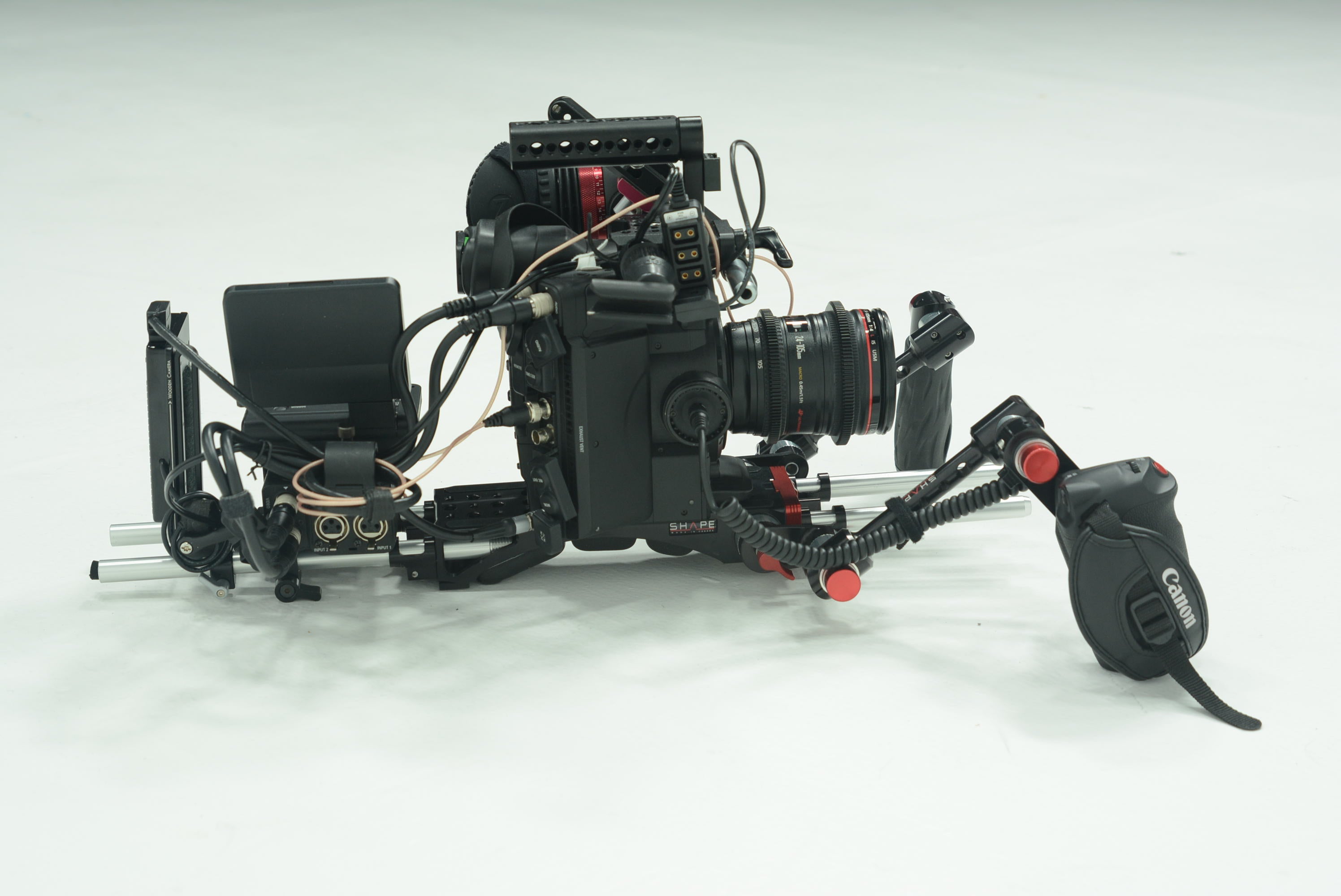 Canon EOS C300 Mark II Cinema Camera with Shoulder Rig Kit - Professional 4K Video Camera for Filmmaking, Documentary & Broadcast Production (Used)