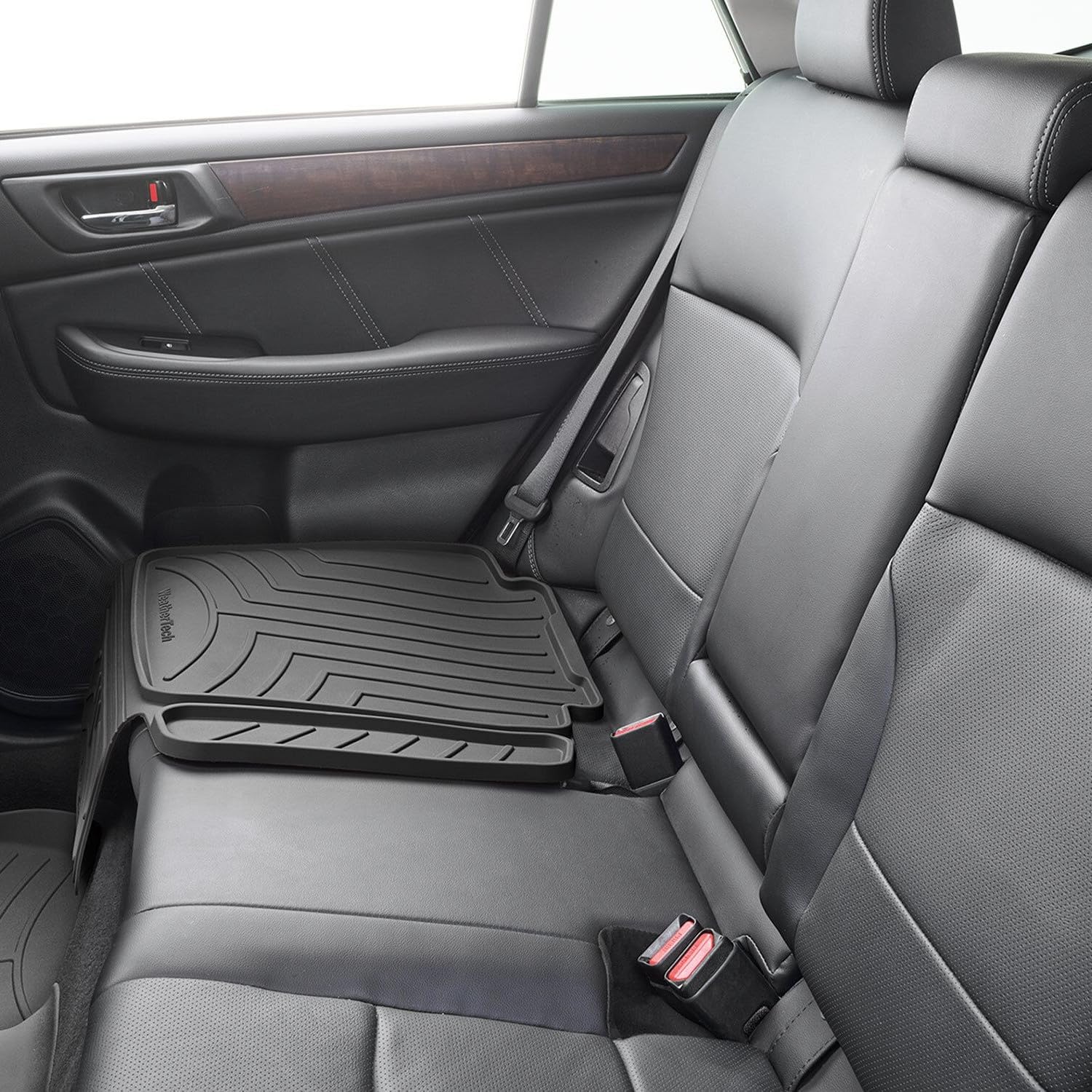 WeatherTech Child Car Seat Protector - Heavy Duty Black Mat for Car Backseat Protection | Perfect for Baby Seats, Booster Seats & Preventing Spills | Fits Most Vehicles