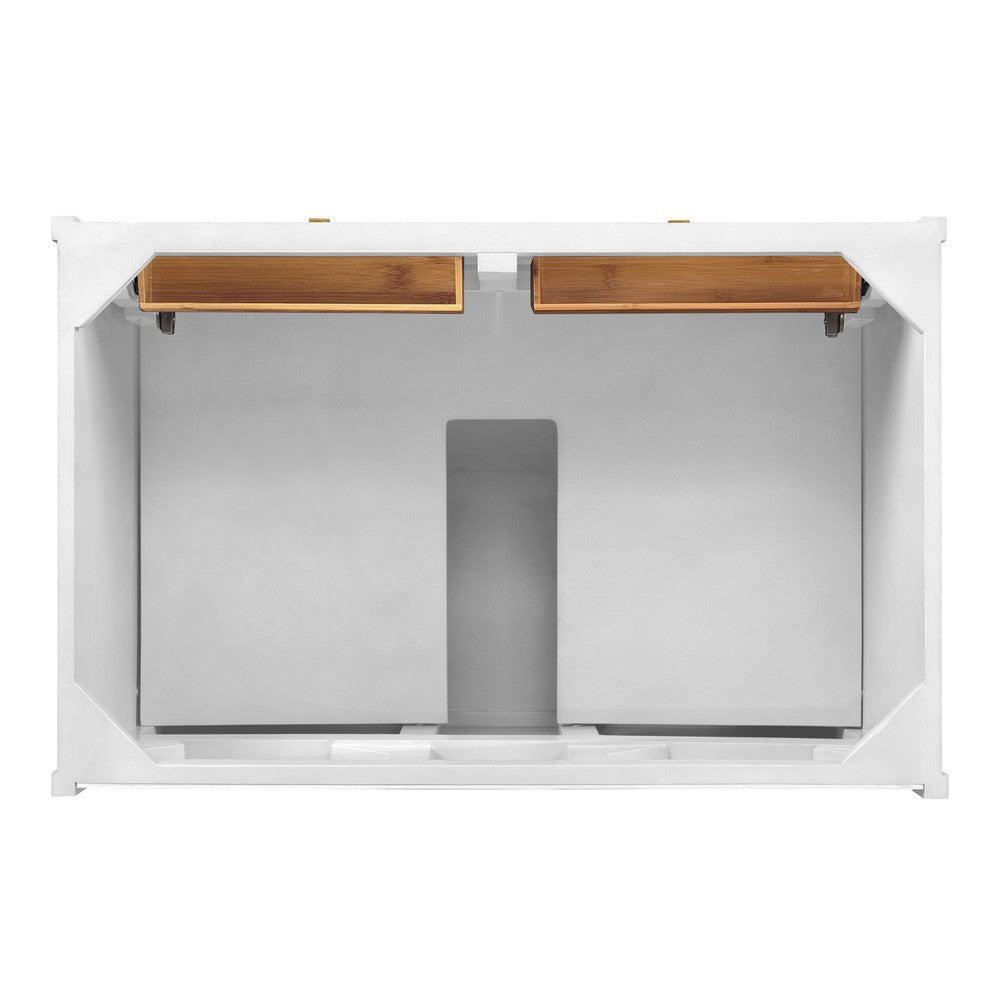 James Martin Vanities Chicago Collection 36-Inch Single Bathroom Vanity in Glossy White - Cabinet Only | Modern Bathroom Storage Solution for Small Spaces & Master Bathrooms