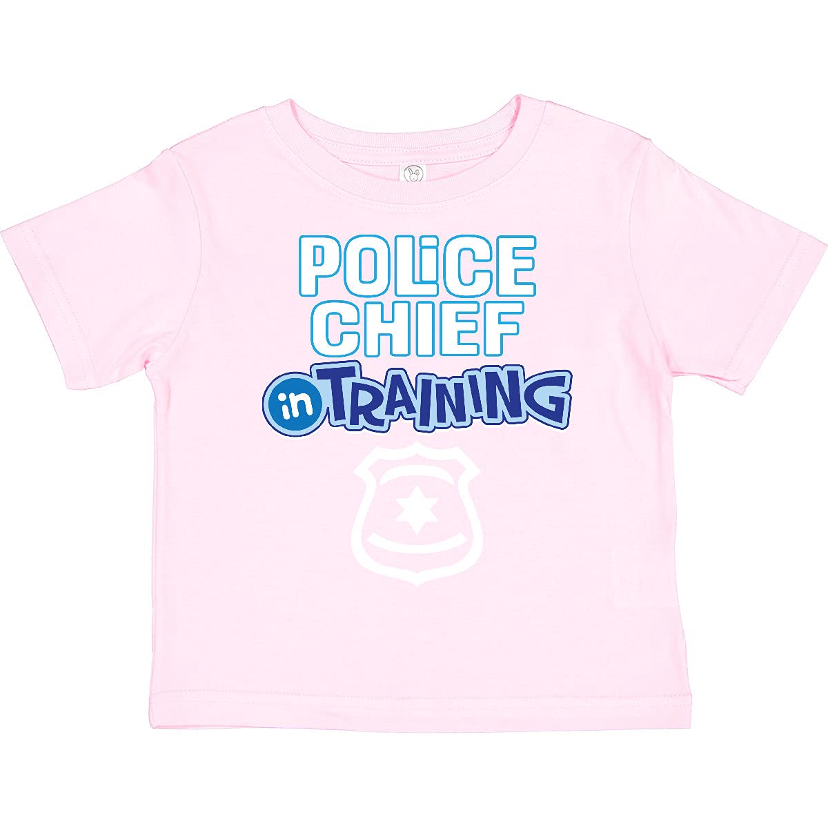Inktastic Police Chief in Training Toddler Boys T-Shirt - Cute Toddler Police Shirt for Pretend Play & Dress Up