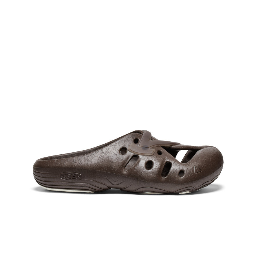 Unisex Yogeez Clogs by Pilgrim Surf + Supply - Chocolate Brown & Whisper White | Comfortable Slip-On Shoes for Beach, Pool & Casual Wear