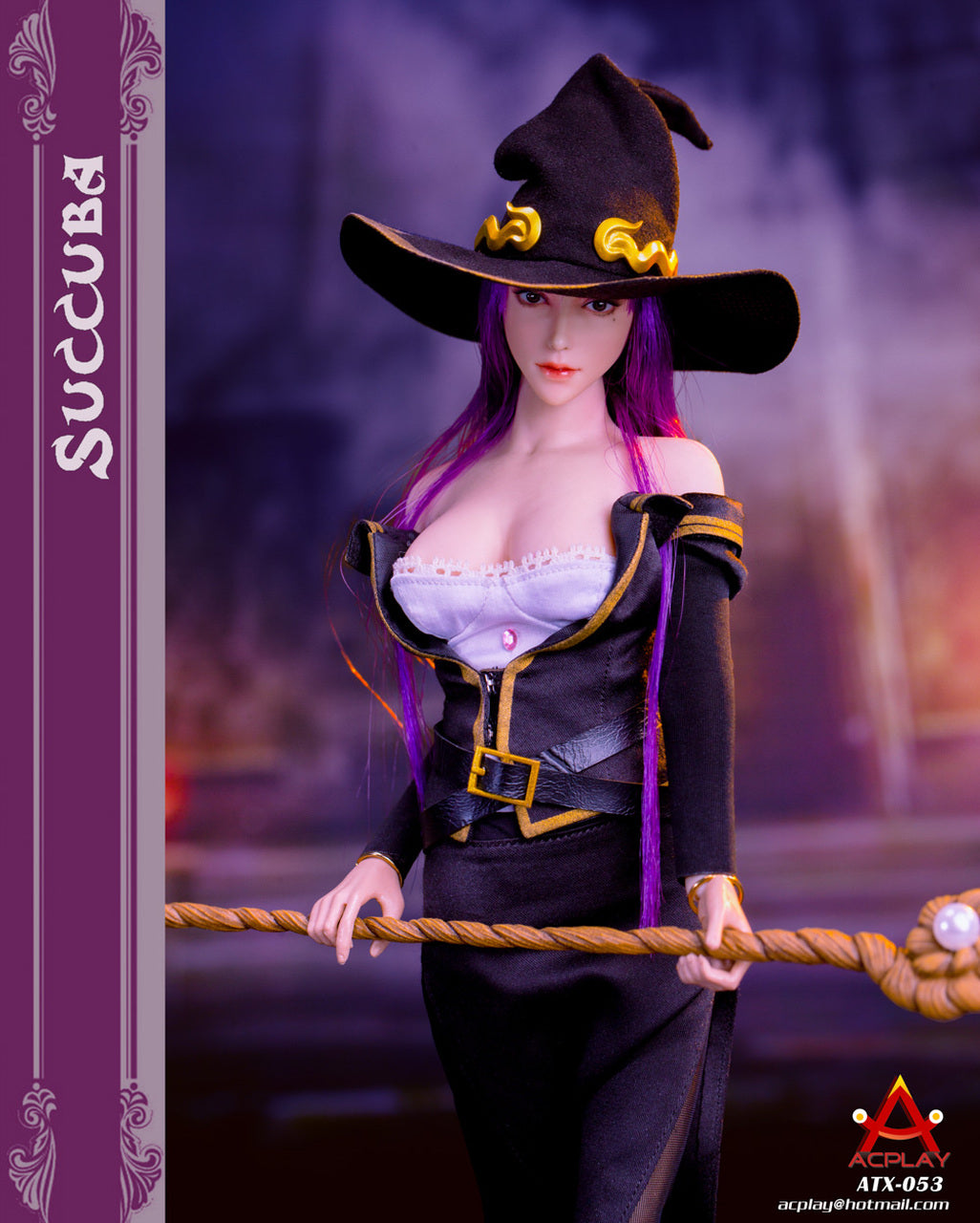 ACPLAY 1/6 Scale Gnome Killer Succuba Female Action Figure ATX053 - Collectible Anime Model for Display & Cosplay Enthusiasts