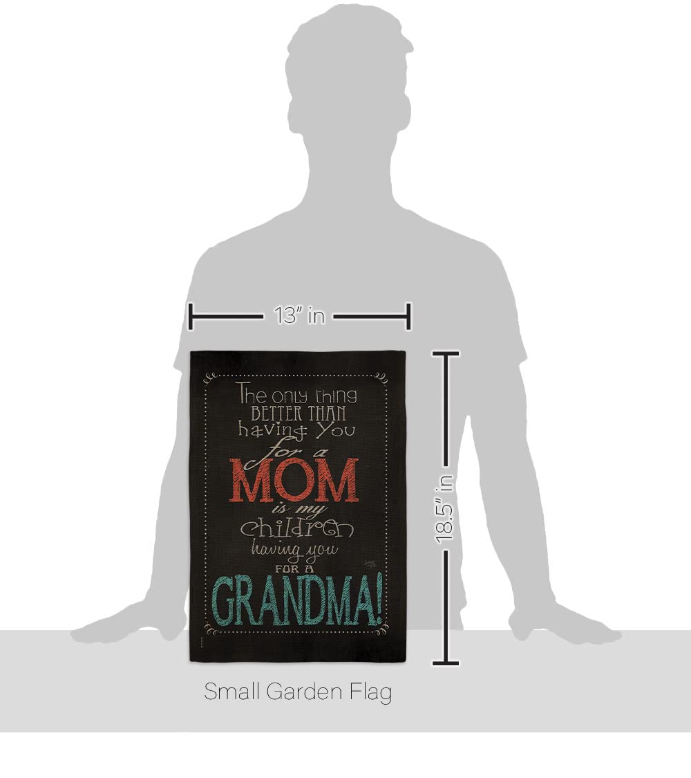 Mom & Grandma Garden Flag Set - Double-Sided Flower Design for Mother's Day & Family Decor