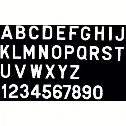 Bernard Engraving PS30WL - 3 Inch White Stick-on Letters for DIY Crafts, Home Decor & Office Organization - Perfect for Mailboxes, Signs, and Labeling