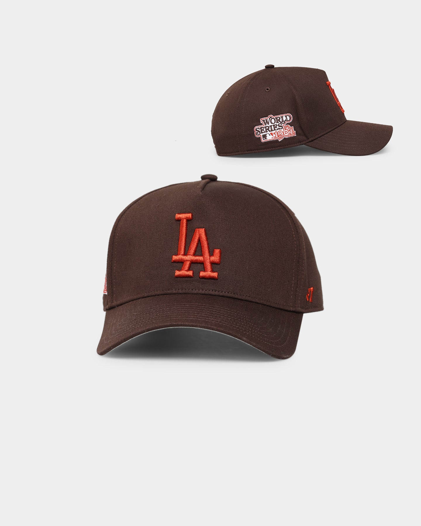 47 Brand Los Angeles Dodgers 'Caramel Chocolate' MVP DT Snapback Adjustable Hat - Brown/Caramel for Baseball Fans & Streetwear Fashion