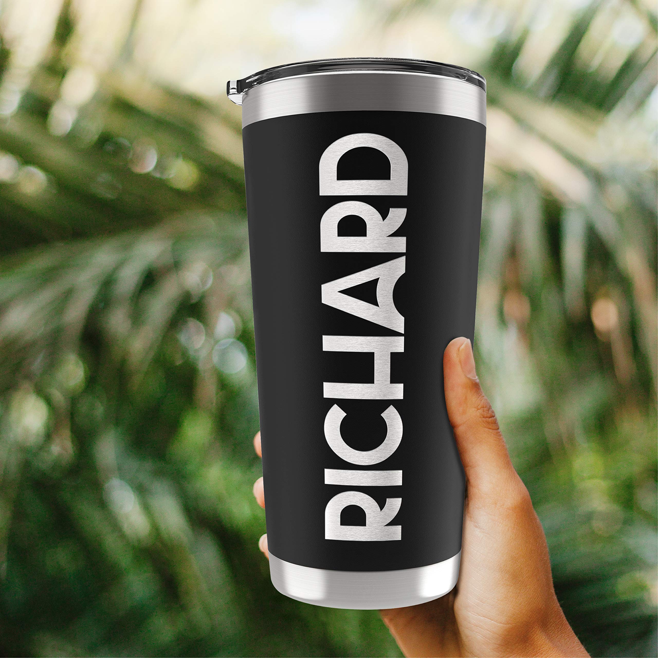**20oz Custom Stainless Steel Tumbler with Lid & Straw - Personalized Purple Insulated Travel Mug for Women - Perfect for Coffee, Tea & Cold Drinks On The Go**