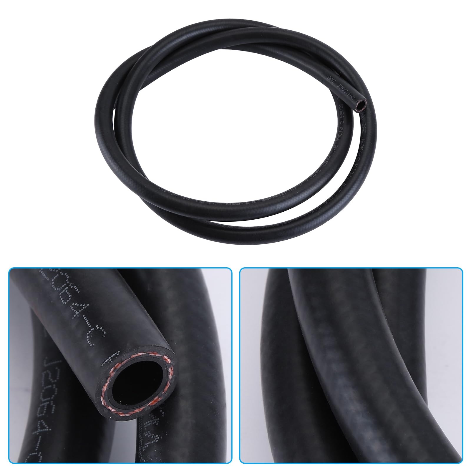 Universal A/C Hose Kit - #6, #8, #10 A/C Hoses with O-Ring Fittings, Oil Tube & Refrigerant Discharge/Suction Hose for Car AC Repair & Maintenance | Compatible with Most Vehicles for Home Garage & Professional Use