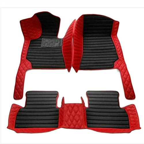 black red car floor mat 1