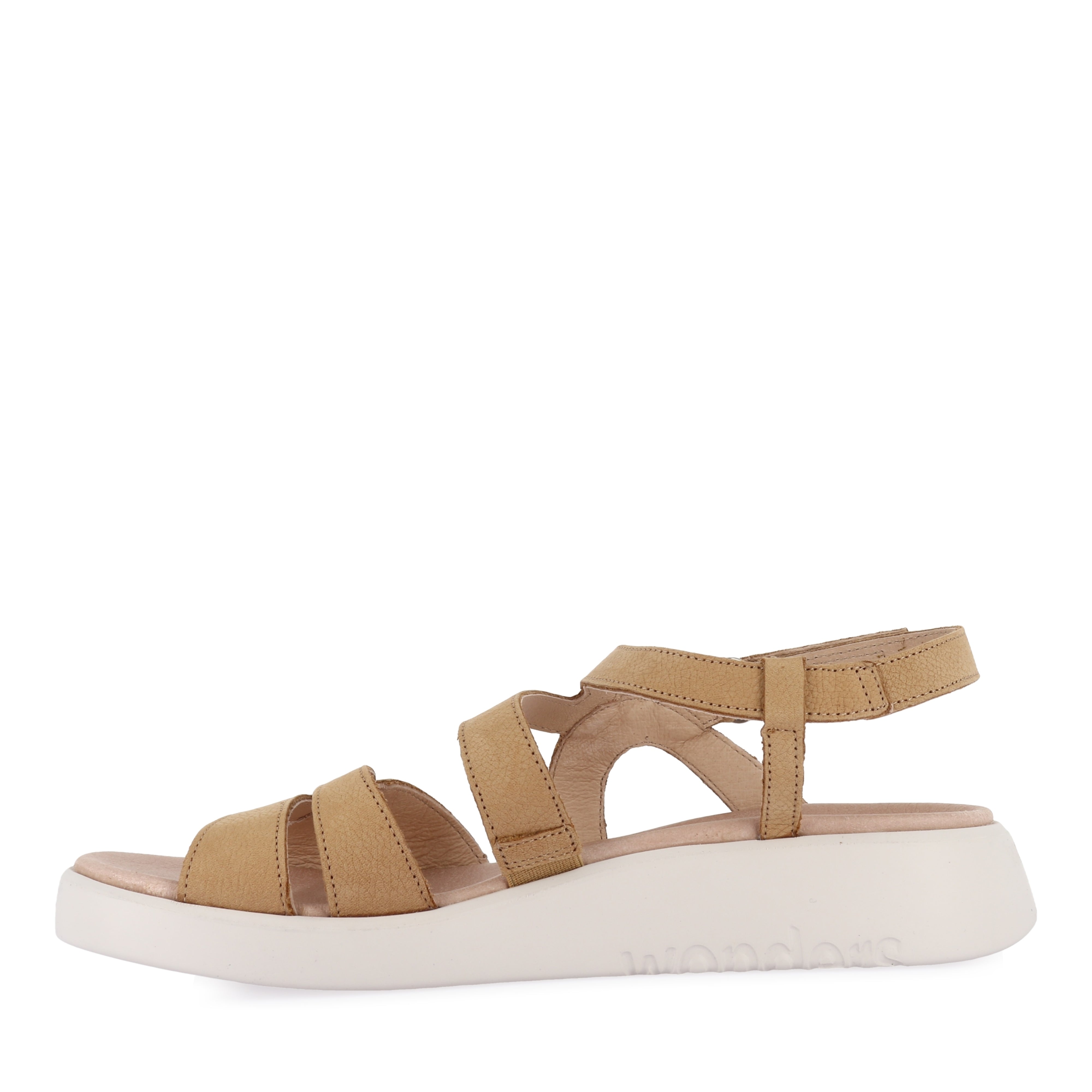 CAYLEE C 6534 Women's Sand Nubuck Leather Sandals - Comfortable & Stylish for Summer, Beach, and Casual Outings
