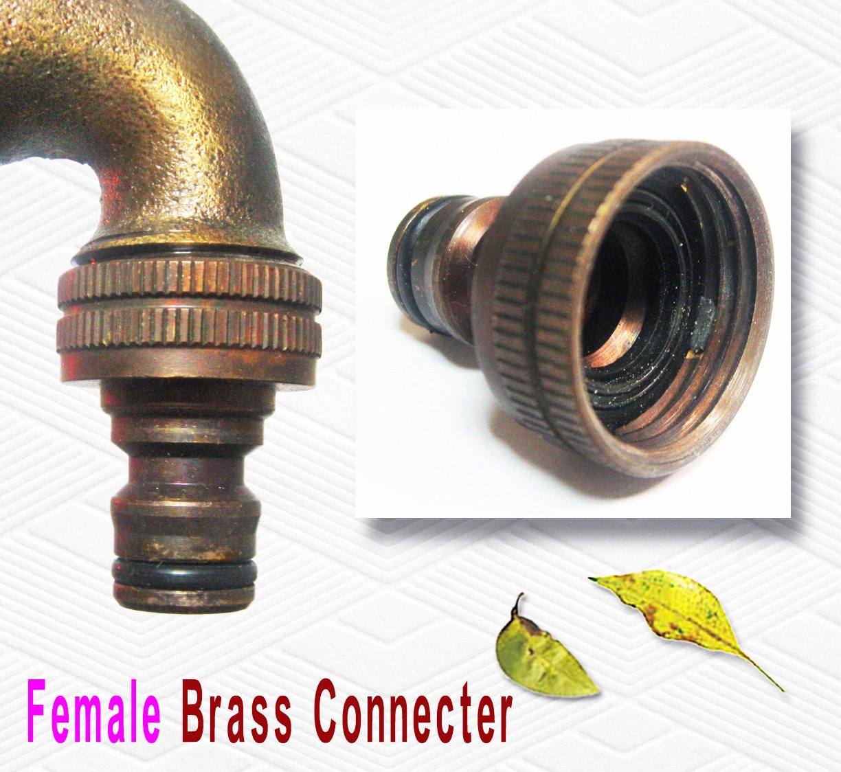 Decorative Brass Bird Garden Outdoor Faucet with Brass Connector - Perfect for Patio, Yard, and Garden Watering Decor