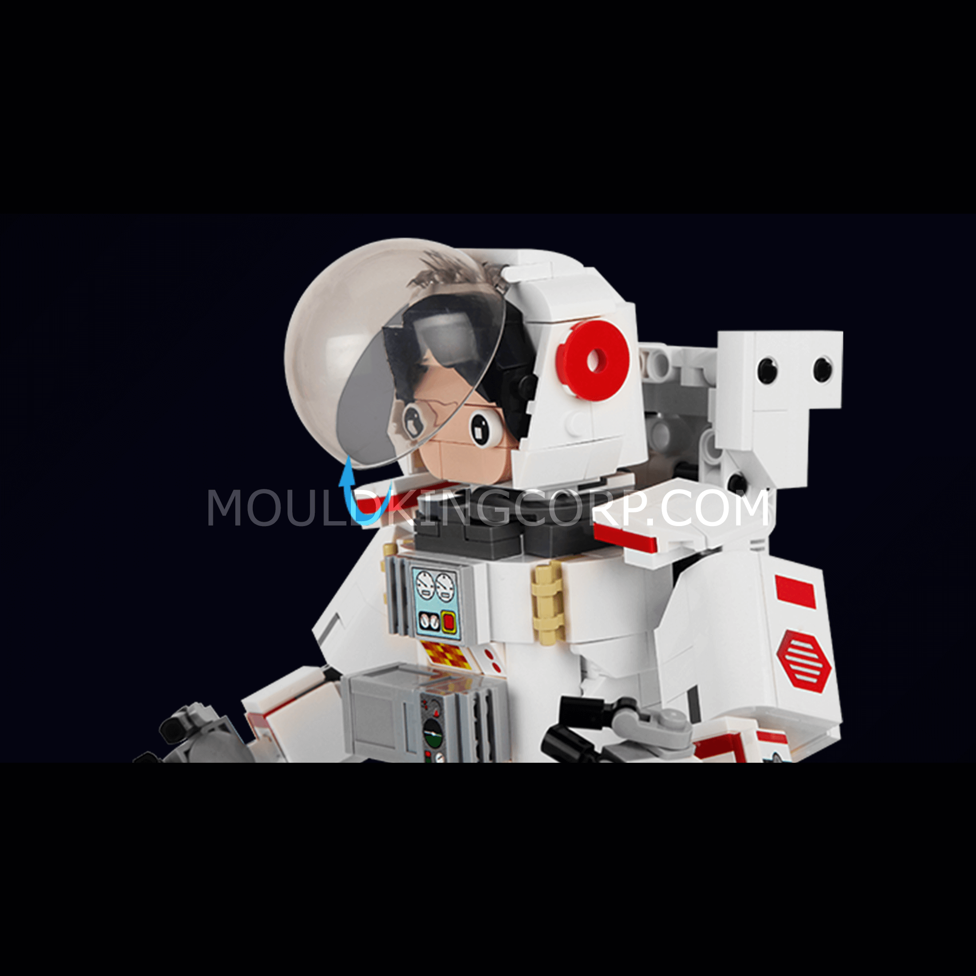 Mould King 13136 Astronaut Robot Building Blocks Toy Set - 493 Pieces STEM Educational Construction Kit for Kids & Adults | Space Exploration & Creative Play