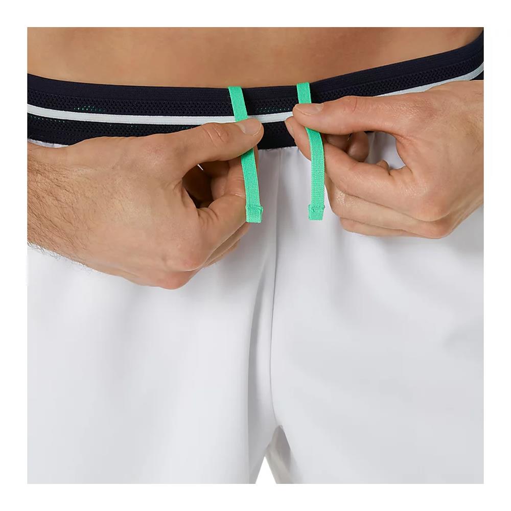 ASICS Men's Match 7 Running Shorts - Breathable Quick-Dry Athletic Shorts for Men, Lightweight Workout Shorts with Pockets, White - Perfect for Gym, Jogging & Casual Wear