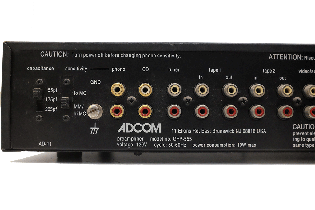 Adcom GFP 555 High-End Home Theater Preamplifier - Audiophile Stereo Preamp for Music & Movie Sound Systems - Perfect for Home Theater Setup & Hi-Fi Audio Listening