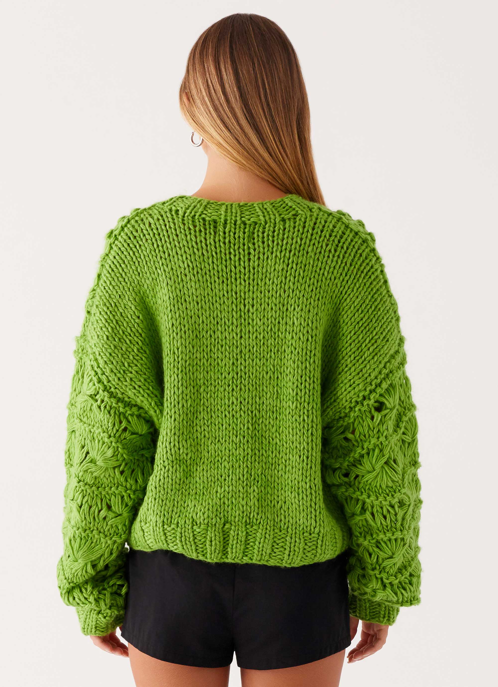 Stylish Hazel Knit Cardigan for Women - Soft & Cozy Green Sweater | Perfect for Fall & Winter Outfits, Casual Wear & Layering