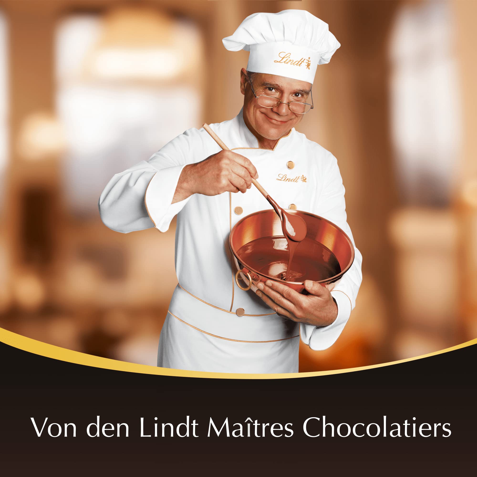 Lindt Lindor Dark Chocolate Balls 70% Cocoa - 500g Cornet (40 Pieces) with Smooth Melting Filling | Premium Dark Chocolate Gift for Holidays, Birthdays & Romantic Occasions