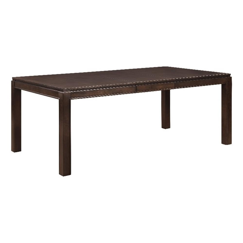 Homelegance Brown Dining Table - Elegant Wooden Table for Family Meals and Dinner Parties