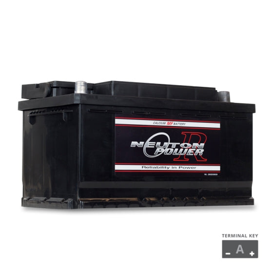 Neuton Power DIN75 Maintenance Free European Automotive Battery - High Performance Car Battery for BMW, Mercedes, Audi - Perfect for Cold Weather & Long Drives
