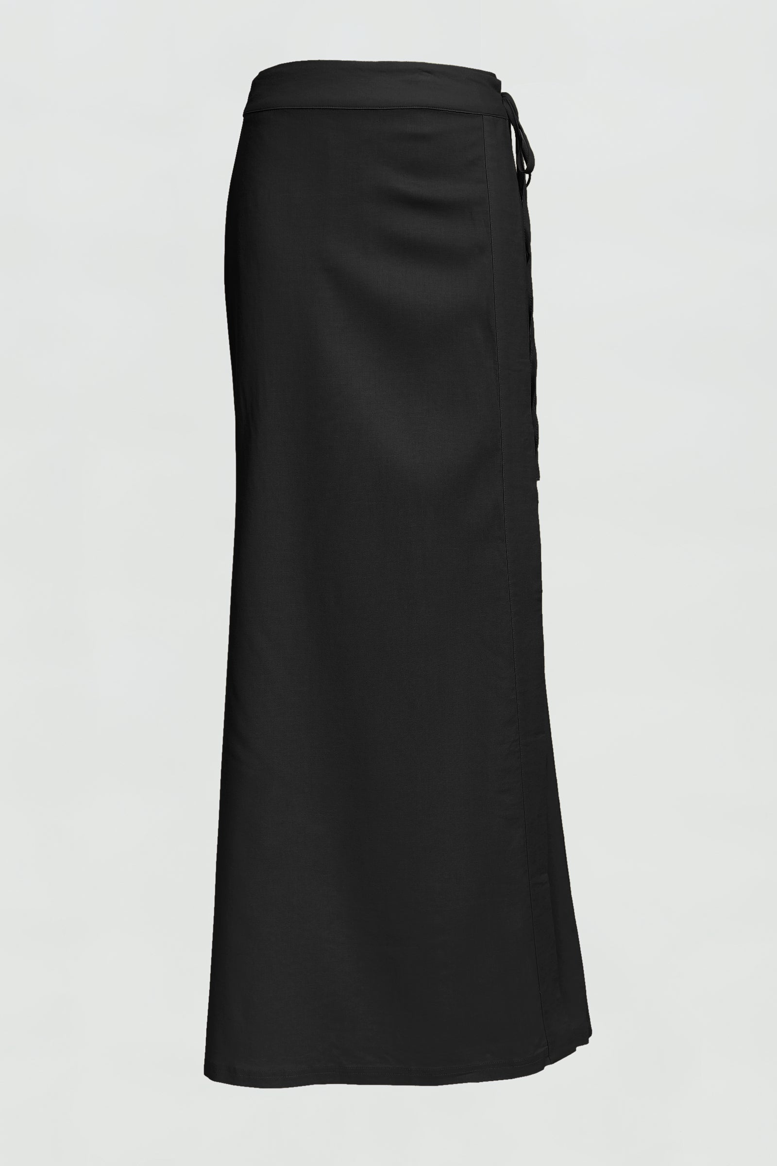 Callen Linen Maxi Skirt for Women - Flowy Summer Long Skirt with Pockets, Black - Perfect for Beach, Vacation & Boho Style Outfits