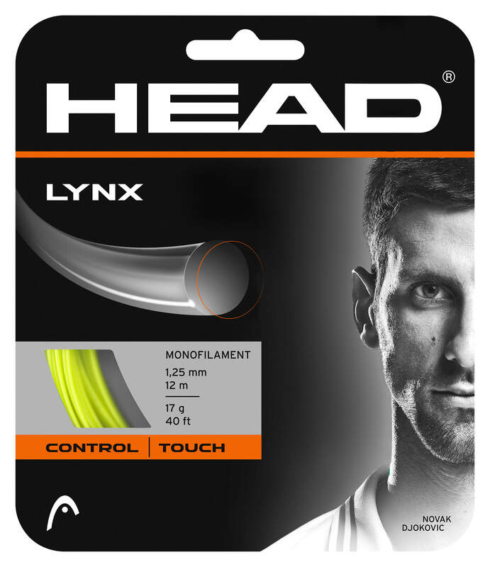 Head Lynx Set 17/1.25 String - Premium Badminton Racket String in Vibrant Yellow | Perfect for Professional Players & Tournament Play