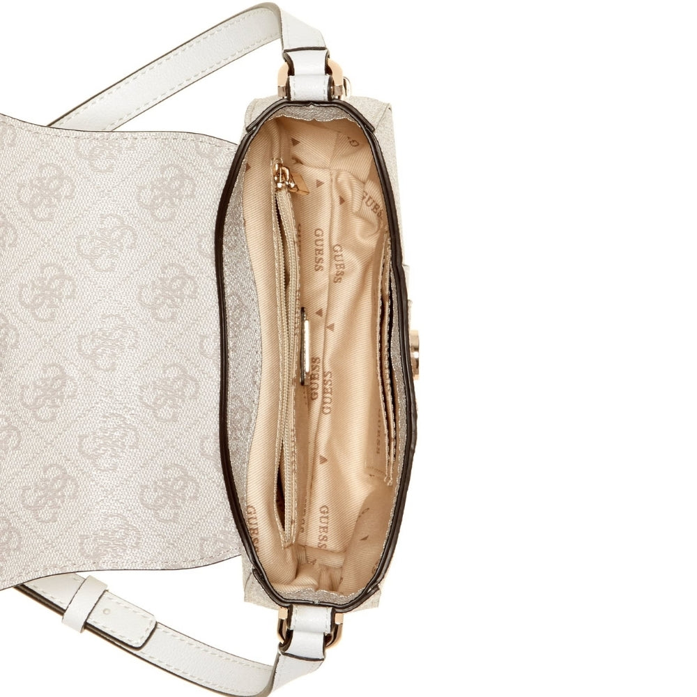 Dove Logo Noreen Mini Crossbody Flap Bag for Women - Stylish Small Shoulder Purse for Everyday Use, Travel & Shopping