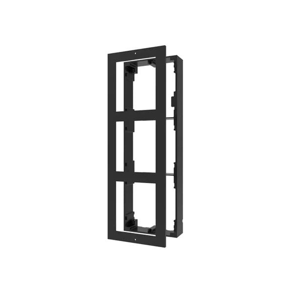 DS KD ACW3 Black Surface Mount Frame for 3 Modules - Perfect for Home & Office Organization