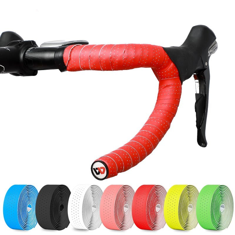 Premium EVA PU Bike Handlebar Tape - Non-Slip Shock Absorbing Road Bicycle Grip Wrap with End Plugs | Comfortable Cycling Accessories for Road Bikes, Mountain Bikes & Commuter Bikes | Ideal for Long Rides, Racing & Daily Commuting