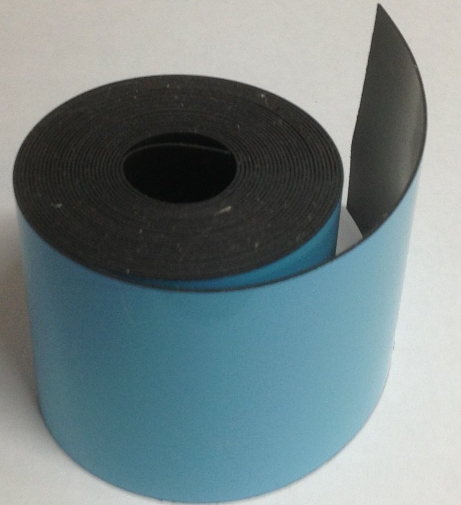 Dry Erase Light Blue Magnetic Strip Roll 2