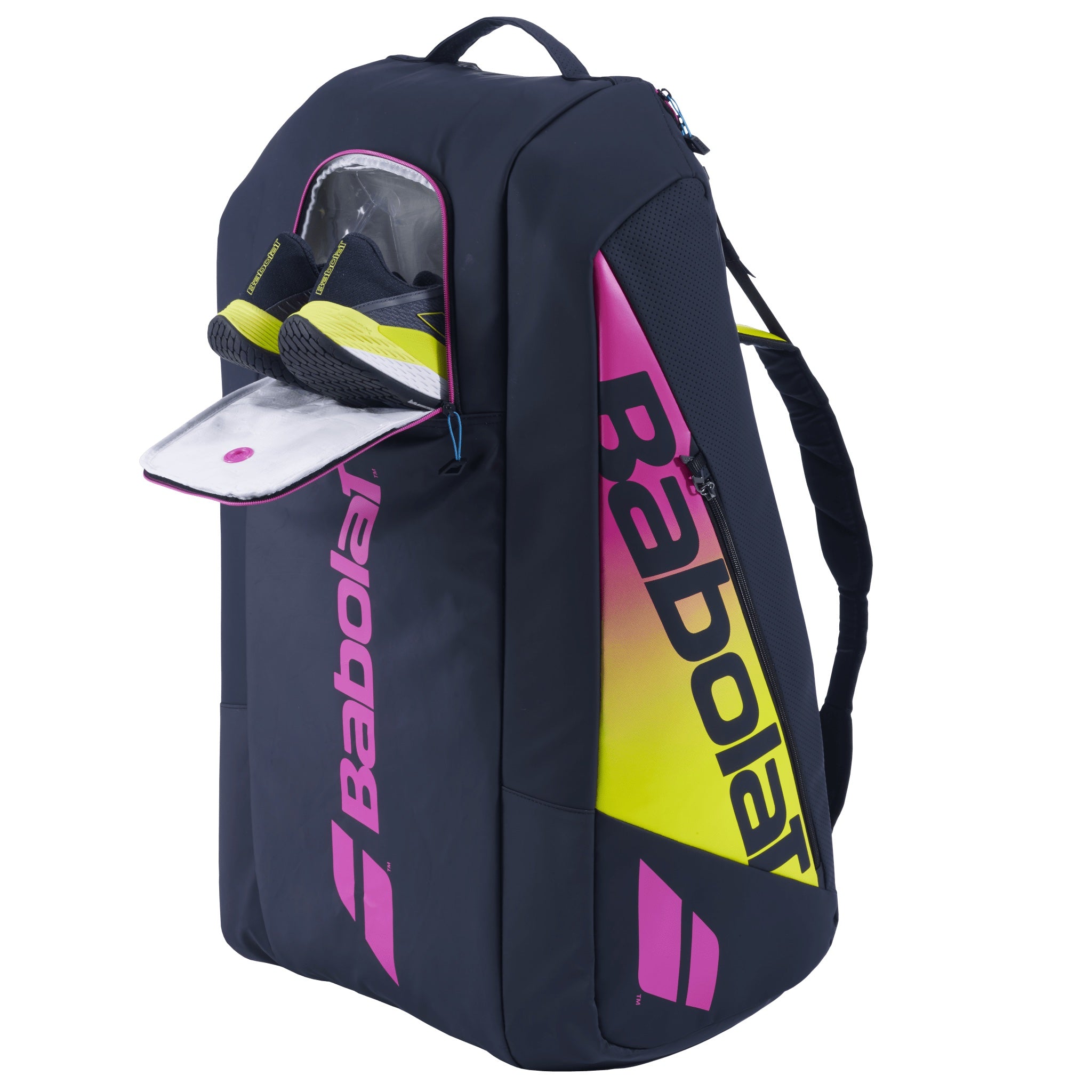 Babolat Pure Aero Rafa Tennis Bag 12 Pack - Premium Tennis Equipment for Players & Coaches | Perfect for Tournaments, Training & Travel