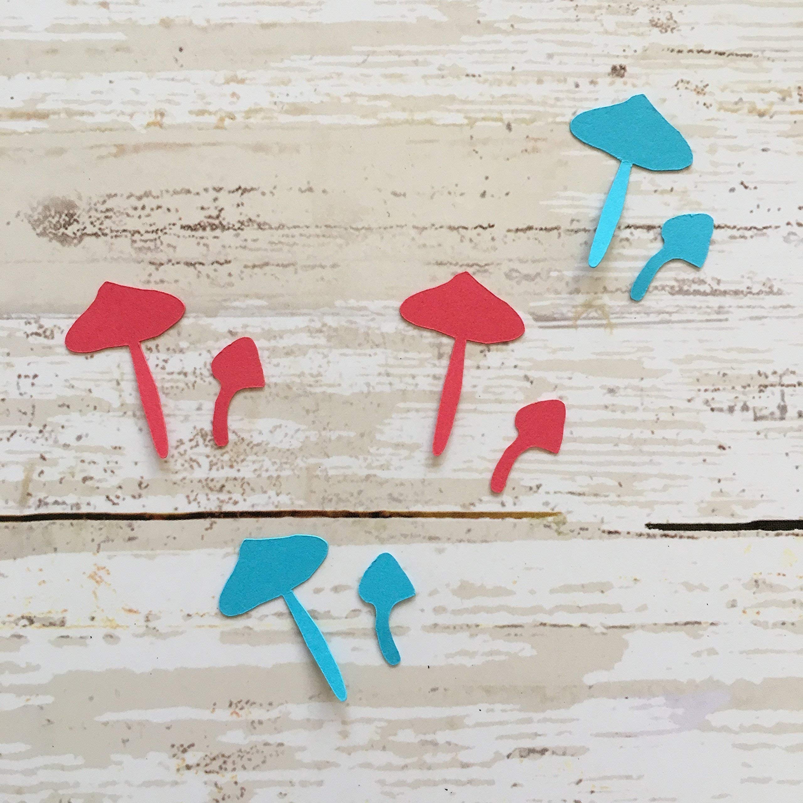 Premium Mushroom Confetti & Woodland Party Decorations - Rustic Forest Theme Cutouts, Table Scatter for Baby Showers, Weddings & Nature-Themed Events