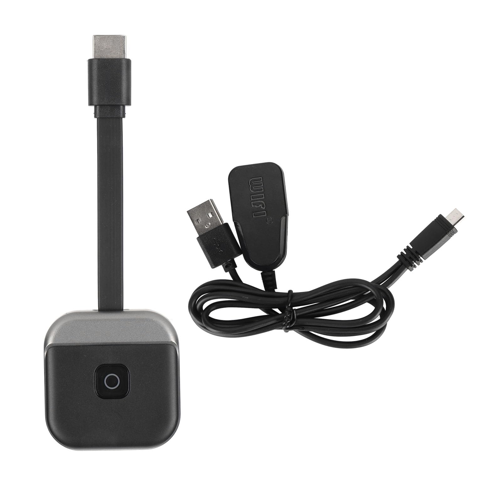 4K HD Wireless Display Adapter - Fast Screen Mirroring for Phones, Tablets & Laptops | 2.4G Band | Horizontal/Vertical Switch | Home Office & Entertainment Streaming