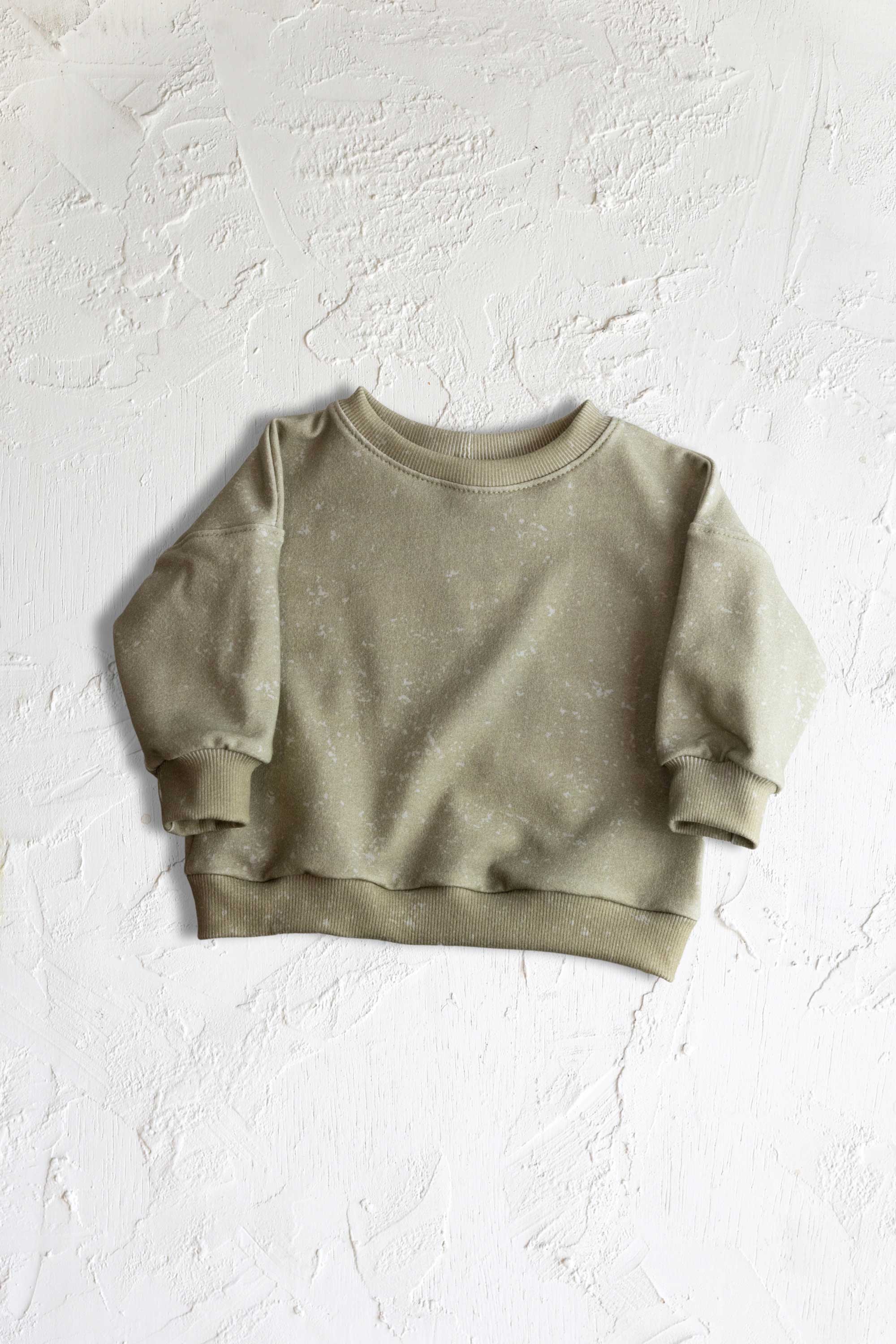 Organic Oversized Vintage Ash Crewneck Sweatshirt for Women - Soft Cotton Unisex Pullover - Casual Loungewear & Streetwear Fashion