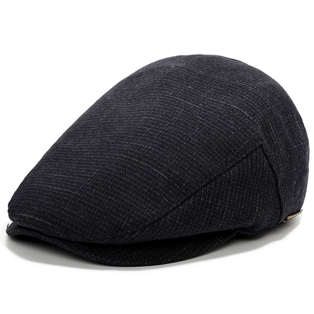 Stylish Men's Newsboy Cap with Earflaps - Vintage Flat Ivy Gatsby Golf Cabbie Hat for Winter & Outdoor Activities | Perfect for Golfing, Hiking, and Cold Weather Fashion