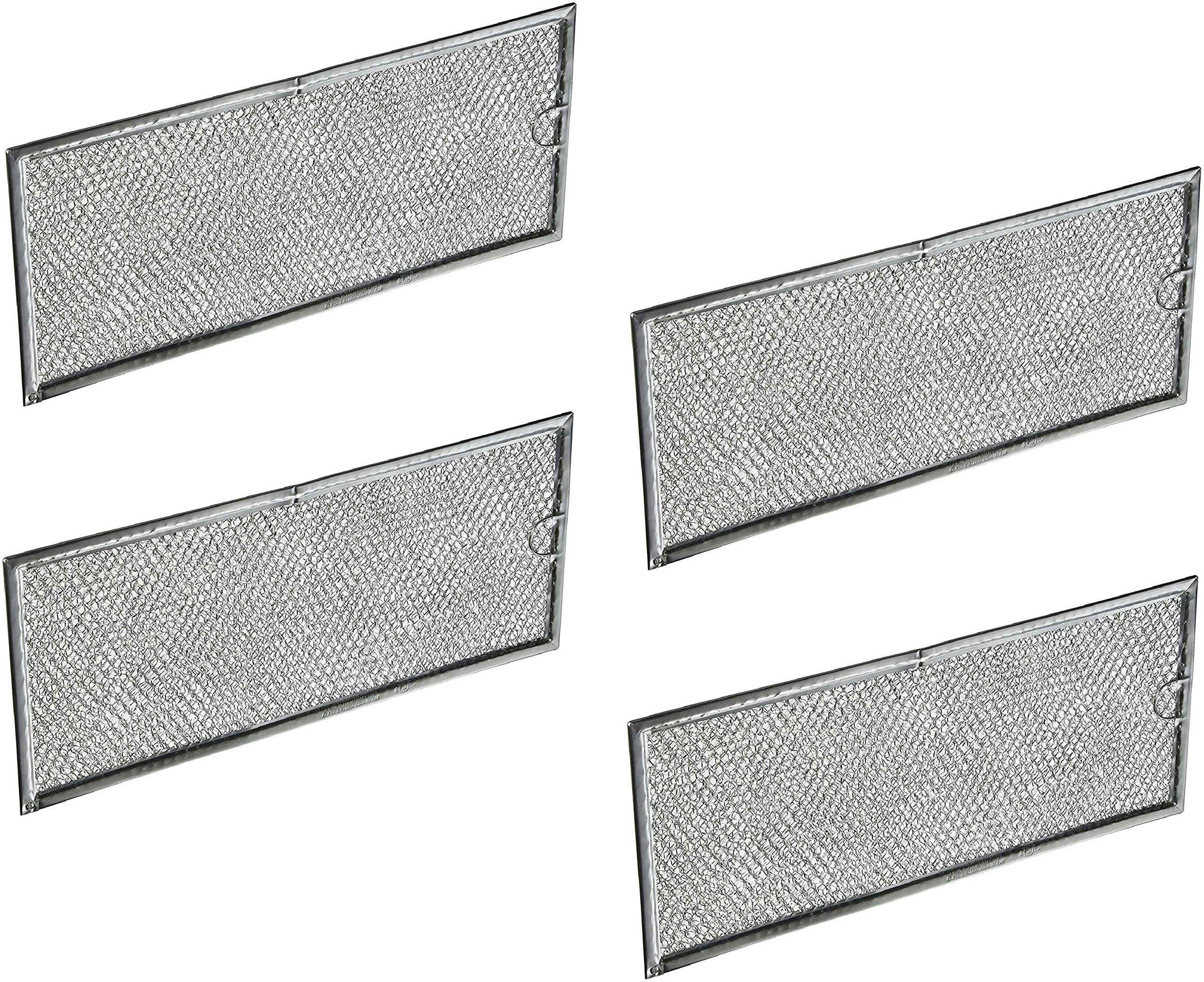 Nispira 4-Pack Air Grease Microwave Filter Compatible with Samsung DE63-00196A - Replacement for Grease & Odor Reduction in Kitchen Appliances