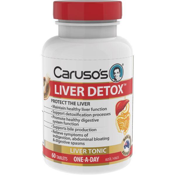 Caruso's Liver Detox Supplement - Natural Liver Cleanse & Support Formula for Detoxification & Liver Health | Supports Digestion & Energy Boost