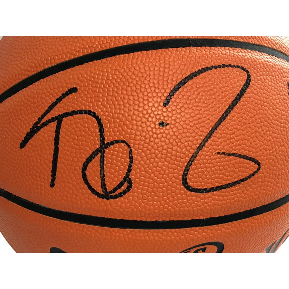 Kevin Garnett Signed Basketball with Hall of Fame Inscription - Authentic Autograph Memorabilia from Boston Celtics & Minnesota Timberwolves - Comes with COA - Perfect for Sports Collectors, Man Cave Decor, and NBA Fans Gift