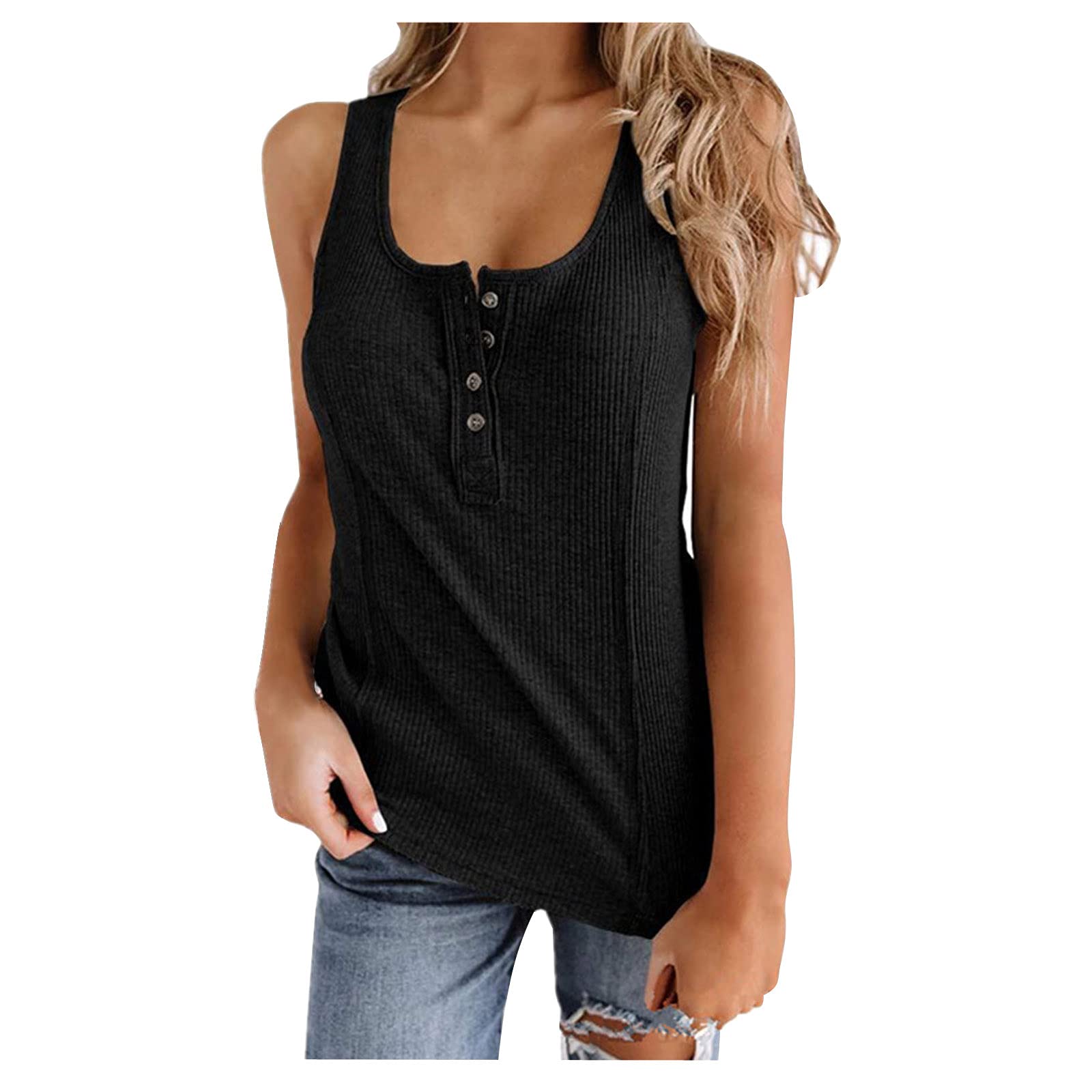 Women's Soft Polyester Sleeveless Camisole Tops - Solid Color Casual & Active Wear, Perfect for Yoga, Gym, Summer Outfits and Layering