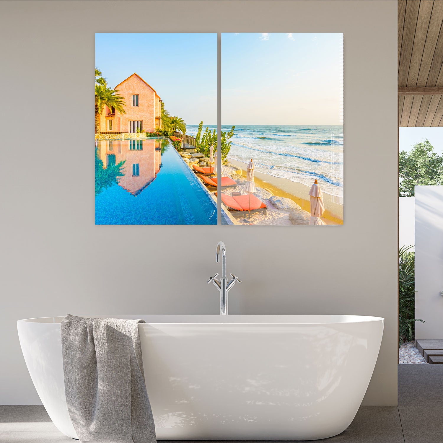 Peaceful Beach Decor - Coastal Themed Home Accessories for Relaxing Living Room & Bedroom | Perfect for Beach House, Vacation Rental & Coastal Style Decorating