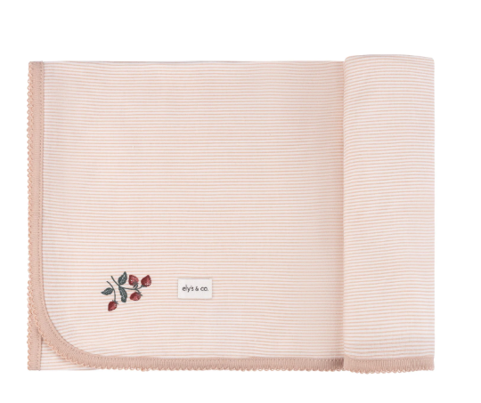 ELY & CO BERRY BLANKET One Size - Ultra Soft Cozy Throw Blanket for Bed, Couch & Travel - Perfect for Home Decor, Gifts and Cold Weather Comfort